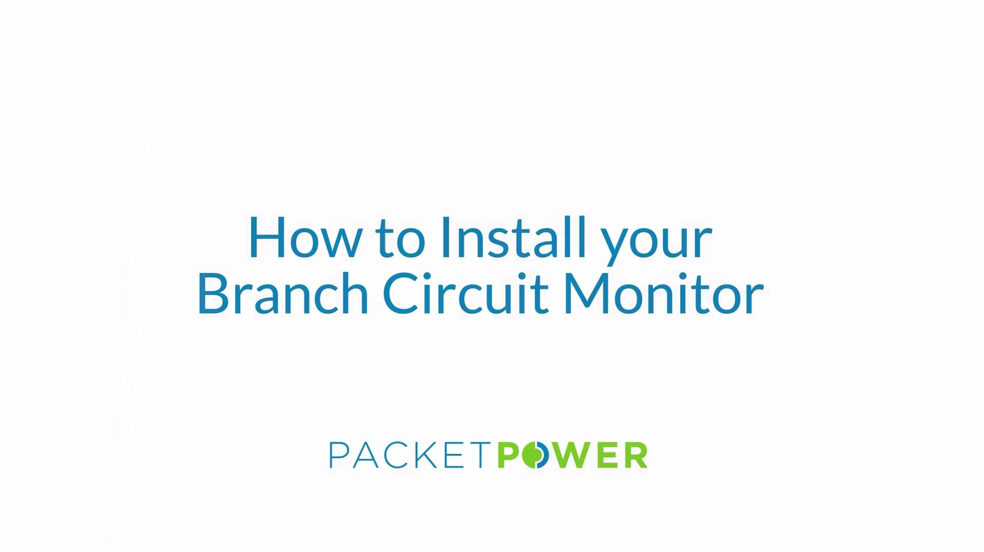 Packet Power Branch Circuit Monitors Cut Installation Time in Half [VIDEO]